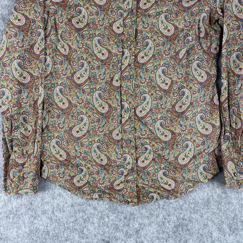 J. Crew Slim Perfect Shirt Liberty Lee Manor Paisley Womens 2 Button Up Cotton - Picture 4 of 15